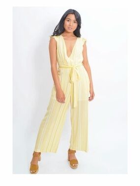 Sage The Label Summer Years Striped Jumpsuit